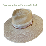 Oak straw hat (4 options)