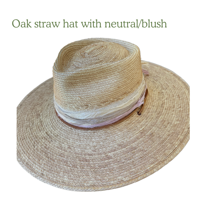 Oak straw hat (4 options)