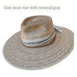 Oak straw hat (4 options)