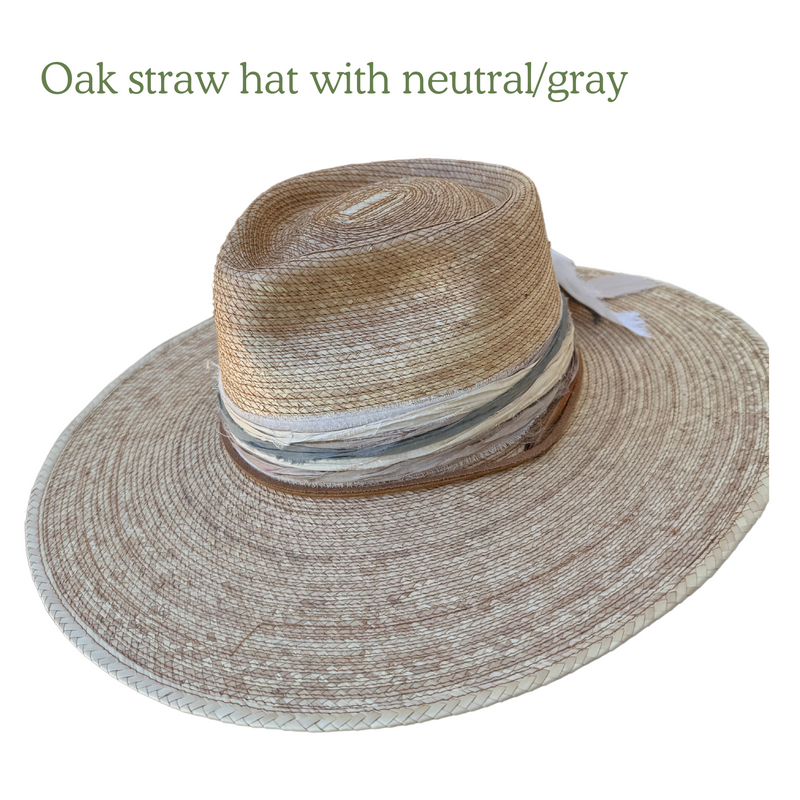 Oak straw hat (4 options)